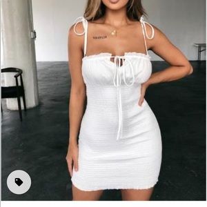 White cami dress